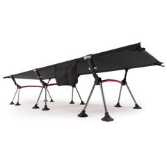 Раскладушка PERECAT Lite Black для кемпинга и рыбалки, Цвет: Черный
