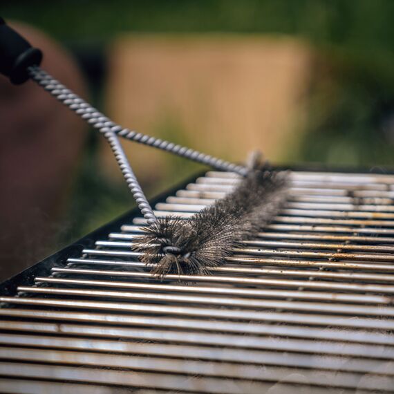 Щетка для гриля HOT SIDE металлическая компактная для чистки решетки, 31 см, изображение 9