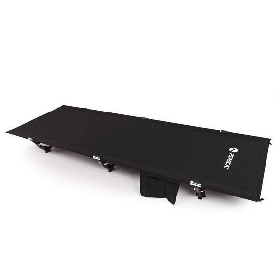 Раскладушка PERECAT Lite Black для кемпинга и рыбалки, Цвет: Черный, изображение 4