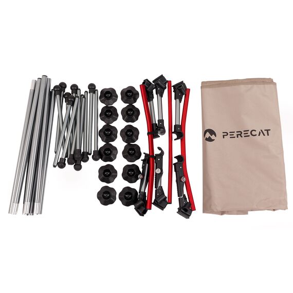 Раскладушка PERECAT Lite Lite Sand для кемпинга и рыбалки, Цвет: Песочный, изображение 12